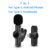 2.4G Wireless Lavalier Microphone Noise Cancelling Audio Video Recording for iPhone/iPad/Android/Xiaomi/Samsung Live Game Mic