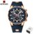 REWARD New Quartz Watches for Men Luxury Brand Big Dial Watch Waterproof Sport Wristwatch Silicone Band Chronograph Clock