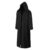 Sorcerer Long Shirt Hooded Black Robe Costume Halloween Cloak Cosplay Costume Wizard Tunic Hooded Robe Adults and Children
