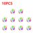 1-10pcs RGB LED Bulb Tuya Dimmable Downlight Spotlight Bluetooth-Compatible Lamp 10/15W APP Control GB+CW+WW Smart Lamp