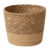Straw Weaving Flower Plant Pot Wicker Basket Rattan Flowerpot Storage Basket Garden Flowerpot Handmade Woven Planter Basket