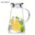 Water Jug Transparent Heat-Resistant Glass Cold Water Kettle And Cups Water Pot With Handle Large Capacity Office Household Jug