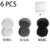6pcs 40/50/60Lbs Jaw Exerciser Redefine Jawline Trainer Double Chin Jawliner Facial Chew Bite Muscle Anti-stress Face Fitness Ba