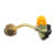 Gas Refill Adapter Inflation Valve Cylinder Gas Tank Filling Connector Leakproof Rubber Gas Refill Pipe Tube Portable Gas Burner