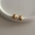 1 Pair Of Light Luxury Cool Wind Small Glossy Alloy Gold Plated Silver Plated Geometric Elegant Temperament Earrings
