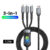 3-in-1 100W 5A Fast Charging USB To Type-C Micro Fast Charger Cable For iPhone 15 14 Samsung Xiaomi Huawei Pd Cable usb cable
