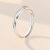 Fashion Couple Rings Set Silver Color Simple Opening Adjustable Finger Ring Light Luxury Jewelry For Women Men Anniversary Gift