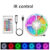 USB LED Strip Light 16LED/Meter Bluetooth RGB Lights Flexible TV Backlight Lamp 5050 5V LED Tape Diode Phone APP 1-30m For Room