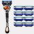 5-layer Razor Blade, MEN’S Manual Razor Blade, Safety Razor Blade, Classic Reusable Razor Blade for Skin Protection