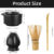 Japanese Matcha Whisk Stand Tea Ceremony Matcha Bowl Bamboo Whisk Grinder Brushes Tea Tools Holder Tea Accessories Teaware