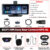 Dashcam 4K Carplay & Android 10.26 inch GPS WIFI & App Control Touch Screen Night Vision AUX Bluetooth FM Car DVR 24H Black box