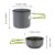 Ultralight Camping Pots Cookware Set Portable Outdoor Cooking  Tableware for Hiking Trekking Picnic Fishing Mountaineering