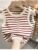 Summer Spring Striped Tank Tops Women Sleeveless Knitted T-Shirts Crop Tops Female Elastic Slim Casual Vests Pullover Camis