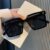 Enacolor New Large Frame Square Frame Sunglasses Protect Against Uv Protection