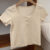 Summer Flower Print Short Sleeves Camisole Women Sweet And Spicy All-Match Base Top Slim Fitting Sexy Leisure Crop Top