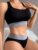 1pc Women’s Seamless Bra Set Sports Casual Color Blocking Soft Comfortable Seamless Underwear Set Women