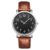 Men’s Fashion Design Leather Watch Digital Quartz Temperament Men’s Watch Gift