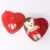 Heart-Shaped Mothers Day Gift 3pcs Soap Rose Flowers Bear Gift Box for Valentines Day Gift