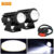 Universal Motorcycle LED Headlight Projector Lens Dual Color ATV Scooter Driving Lamp Fog Light Auxiliary Spotlight Lamp