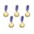 5/10 Pcs Gold Silver Bronze Award Medal Winner Reward Football Competition Prizes Award Medal For Souvenir Gift Sport Kids Toys