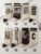 5/8 pairs of men’s American graffiti alphanumeric pattern mid-tube sock combination