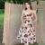 Summer Elegant Dresses Sleeveless Floral Dress Casual Fashion Sexy Slit Vacation Travel Versatile Suspender Printing Dress