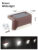 1/2/4PCS Solar Deck Lights Outdoor Step Fence Lights Waterproof Solar Lamp for Railing Stairs Pathway Garden Light Decoration
