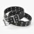 Belt Star Rivet Double Needle Buckle PU Leather Belt Men’s and Women’s Jeans Fashion Belt Y2K Style 110*3.3cm Black White Belt