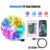 USB 1-30M LED Light Strip RGB 5050 Bluetooth APP Control Luces Led Color Change Lighting Music Sync for Party PC Living Room