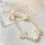 Sweet and Cute Pink Strawberry Mobile Strap Phone Chains For Women Pearl Chain Phone Pendant Charm Key Anti-Lost Lanyard Jewelry