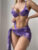 2024 Fashion Summer Swimwear Women Printed Swimwear Sling Sexy Swimwear Fashion Pattern Swimwear