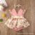 Baby Girl Dress New 2-piece Red Flower Baby Clothing Newborn Girl Lace Dress Princess Skirt Clothing 0-24M Princess Dress