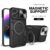 Armor Case For iPhone 15 14 13 12 11 Pro Max 15Plus XR X XS 8 7 Magnetic Slide Camera Protection 360 Rotate Kickstand Ring Cover