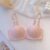 One-piece Seamless Bra for Girls Women’s Small Boobs Smooth Plaid Push-up Without Underwire Half Cup Bra Cover
