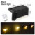 LED Solar Staircase Light Waterproof Passage Patio Courtyard Guardrail Step Lamp for Outdoor Garden Borders Terrace Fence Light
