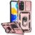 Armor Case For Xiaomi Redmi Note 12 11 10 9 S Pro Max Plus 5G With Magnetic Ring Bracket Slide Lens Protective Back Phone Cover