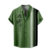 2024 Summer New Men’s Coconut Tree Printed Hawaiian Short sleeved Shirt Casual Large Cardigan Flip Collar Beach Shirt Cardigan