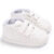 Fashion Baby Spring and Autumn Classic White Theme Casual Sports Shoes Soft Sole Comfortable 0-18M Baptist Shoes Walking Shoes