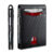Slim Wallet for Men Leather Money Clip Mens Wallets Carbon Fiber RFID Blocking Front Pocket Bifold Credit Card Holder Purses