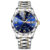 BINBOND Men’s Waterproof Stainless Steel Quartz Watch 2024 Top Brand Luxury Night Glow Date Week Men’s Watch 2521