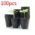 100pcs/set Garden Black Plastic Nursery Pot Plant Seedling Pouch Holder Raising Bag Nutrition Pots Garden Supplies 4 Sizes