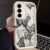 Ink Butterfly Pattern Case For Samsung Galaxy S24 S23 S22 Ultra S21 S20 FE A14 A34 A15 A35 A52 A53 A54 Silicone Phone Cover 
