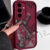 Ink Butterfly Pattern Case For Samsung Galaxy S24 S23 S22 Ultra S21 S20 FE A14 A34 A15 A35 A52 A53 A54 Silicone Phone Cover 