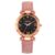 Unisex Stars Little Point Frosted Belt Watch Dotted With Roman Scale Watch