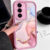 Marble Pattern Silicone Phone Case For Samsung Galaxy S23 S24 S22 Ultra Plus A55 A54 A53 5G S23 S21 FE Shockproof Soft TPU Cover