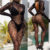 New Sexy Lace Lingerie Women Transparent Catsuit Open Full Body Stockings For Sex Halter Backless Long Sleeves Teddies Bodysuits