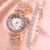 Watch For Women Watches 2023 Best Selling Products Luxury Watch Luxury Brand Reloj Mujer Watch Bracelet Set Diamond Steel Band