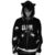 Y2K Style Wonen Hoodie Gothic Devil Ears Hoodies Spider Letter Print Hoodie Zipper Streetwear Punk Sweatshirt Y2k Jacket 2023
