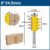 XCAN Milling Cutter Adjustable Finger Joint Router Bit 8mm Shank Rail Reversible Finger Joint Glue Router Bit Tenon Cutter