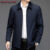 Loose Casual Solid Men’s Business Jacket Social Blazer Quality Middle Aged Men’s Jacket Outerwear for Men Office Dress Coat 3XL
